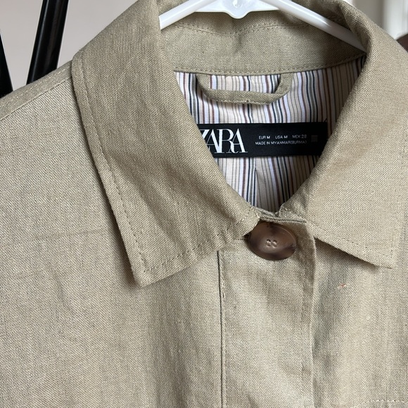 Zara Linen Blazer - Picture 3 of 4
